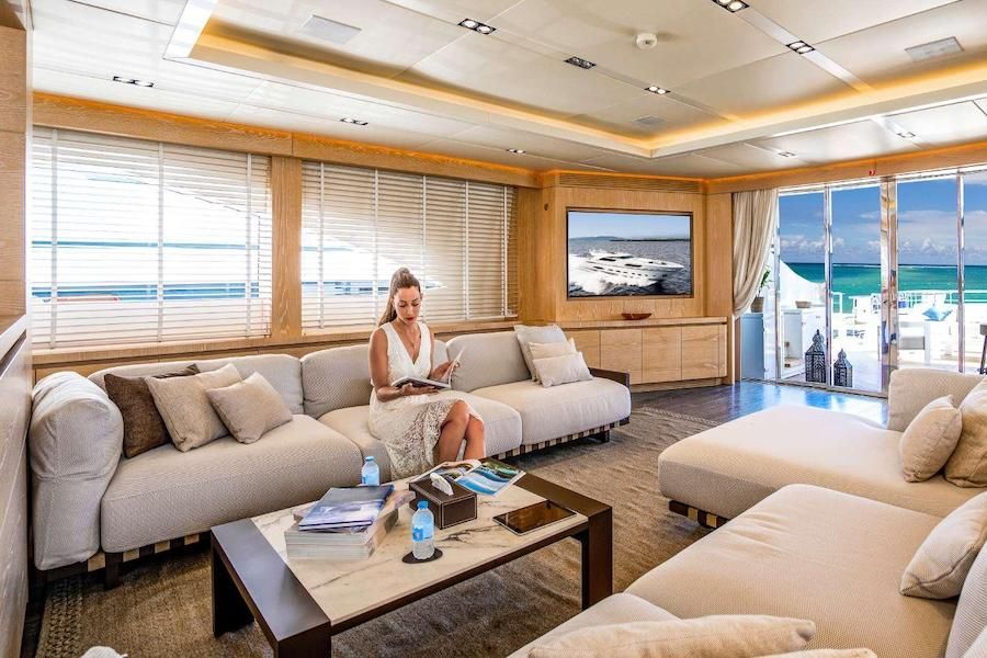 luxury salon, superyacht salon, luxury lifestyle