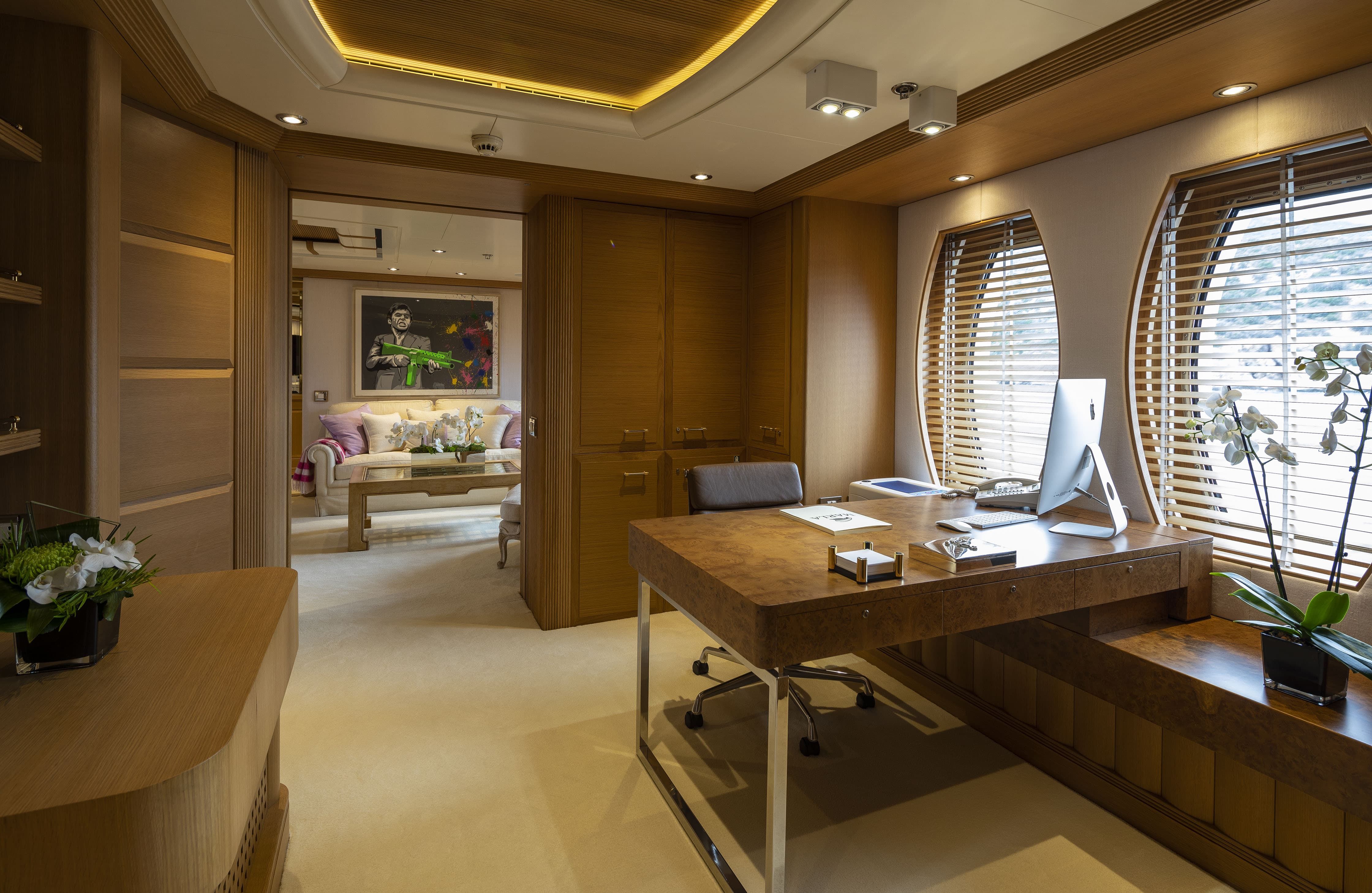 Greece superyacht rental, superyacht office, business area